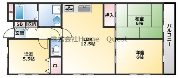 リバーサイド太田の物件間取画像